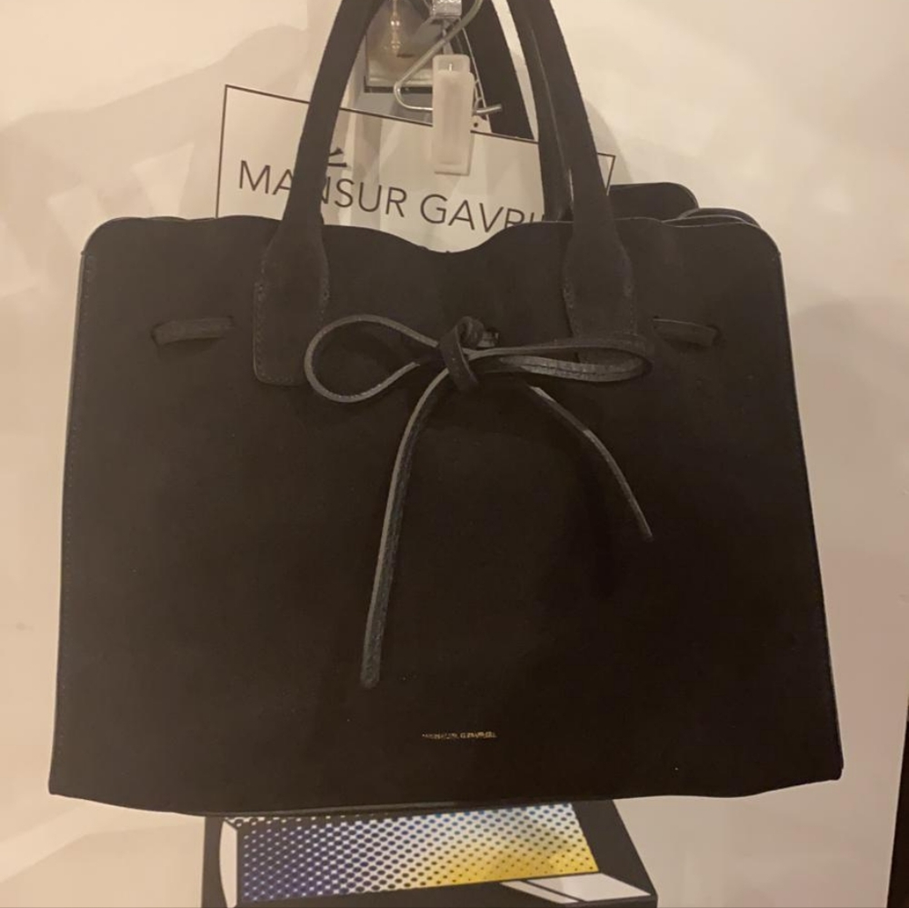 Mansur Gavriel Black Tote Bag